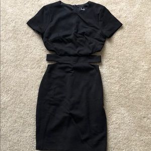 Lulus Black mini cut out dress. BRAND NEW!